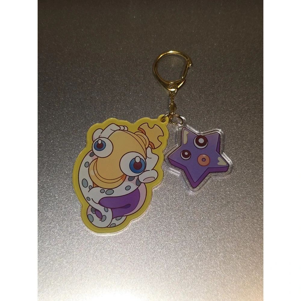 Kinger Keychain With Charm! TADC The Amazing Digital Circus Handmade!